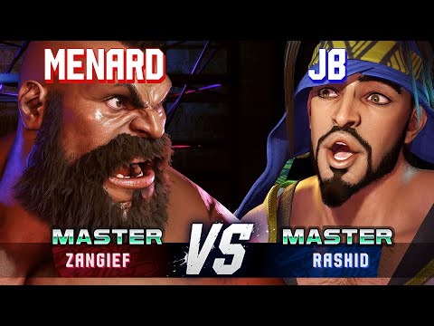 SF6 ▰ MENARD (Zangief) vs JB (Rashid) ▰ High Level Gameplay