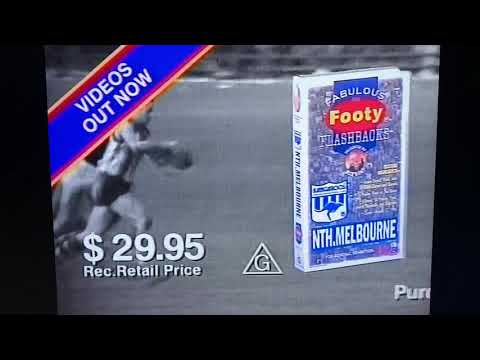 VHS Promo AFL Fabulous Footy Flashbacks 1997