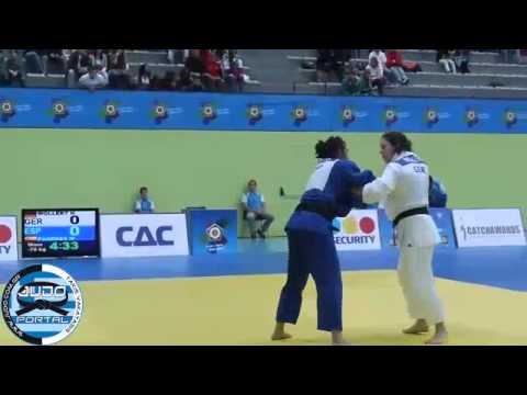 European Judo Open Women Lisbon 2013 Semifinal -70kg WOLLERT Heide (GER) - PAREDES Maria (ESP)
