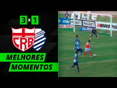 CRB dá um show de gols contra o CSA no Rei pelé pelo Campeonato Alagoano - CRB 3 X 1 CSA