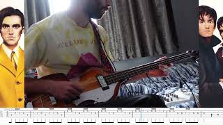 Pulp - Do You Remember the First Time (Bass cover with play along tabs)