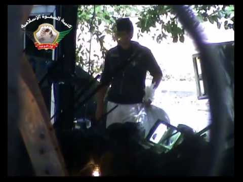 عملية عنص أحد عناصر النظام على احدى الجبهات في ريف حلب من قبل كتيبة الصفوة الإسلامية