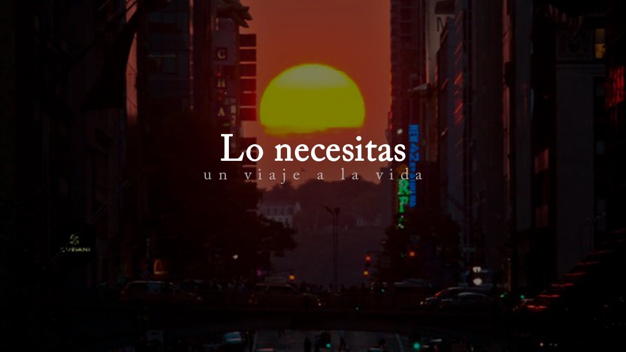 ESCÚCHALO cuando necesites tomar un DESCANSO del mundo.