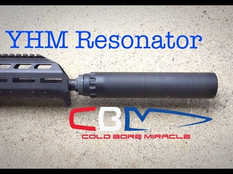 Yankee Hill Machine Resonator 30, a silencer fit for a machine gun, or the Desert Tech MDR