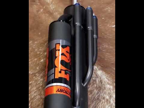 Close up of some Giant Fox 4.0 Bypass Shocks for a Ford Raptor Mid Travel Kit we are building!