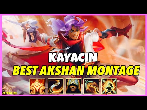 KAYACIN AKSHAN MONTAGE 2024 - EUW Challenge Akshan Main | FAYTRO LOL