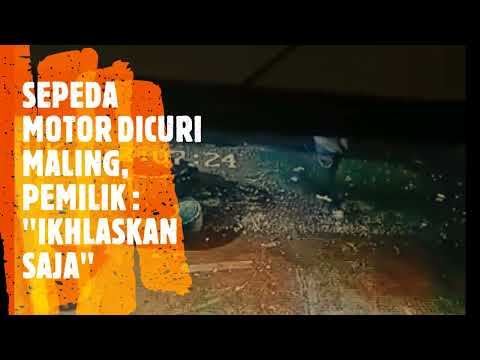 SEPEDA MOTOR DICURI MALING, KORBAN : 