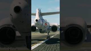 中国軍H-6爆撃機が垂直尾翼無しで緊急着陸に成功！【DCSWorld】