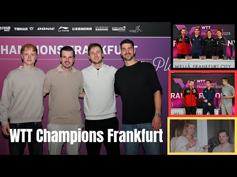WTT Champions Frankfurt 2025 | Draw, Players Party & My toughest moment of the season 💔