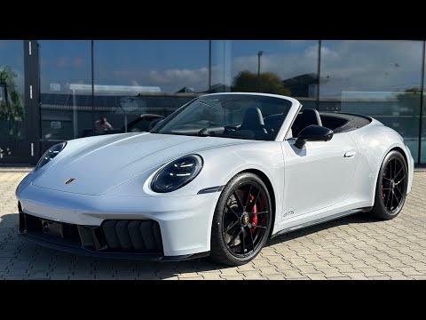Porsche 911 Carrera 4 GTS Cabriolet (992.2) in eisgraumetallic mit 541 PS