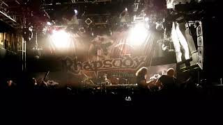Rhapsody Live in London 27/02/2018 intro &quot;In Tenebris&quot; + &quot;Dowun Of Victory&quot;