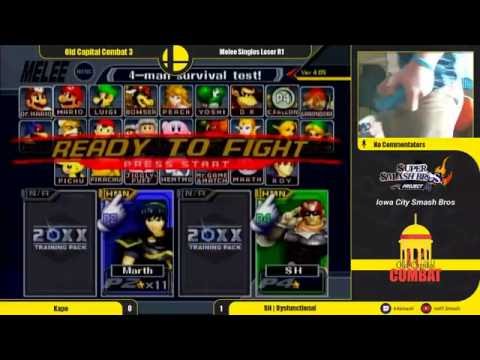 OCC3 Melee Singles Loser's R1 - Kape (Fox, Marth) vs Dysfunkti0nal (Marth, Captain Falcon)