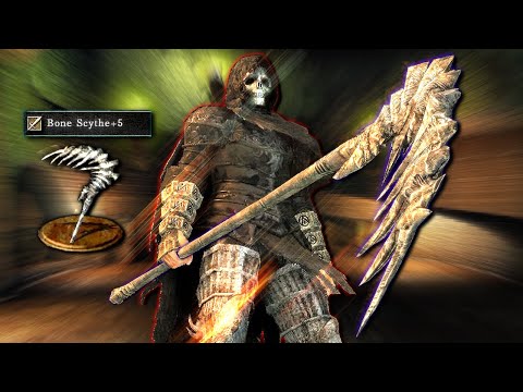The Bone Scythe in Dark Souls 2 OBLITERATES Everything!