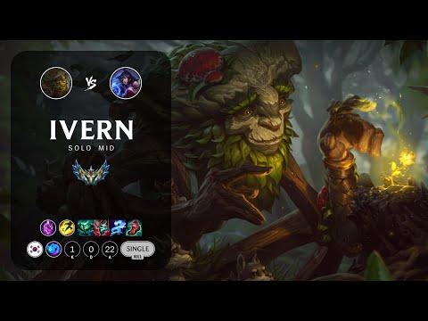Ivern Mid vs Ahri - KR Challenger Patch 13.10