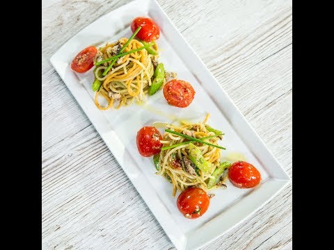Sardine and Cherry Tomato Spaghetti