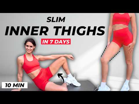 Lose Inner Thigh Fat in 7 Days | 10 Min Thigh Gap Workout (No Jumps)