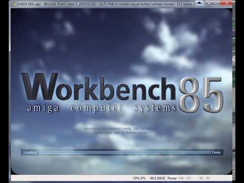 WinUAE AmigaOS: Rainboot
