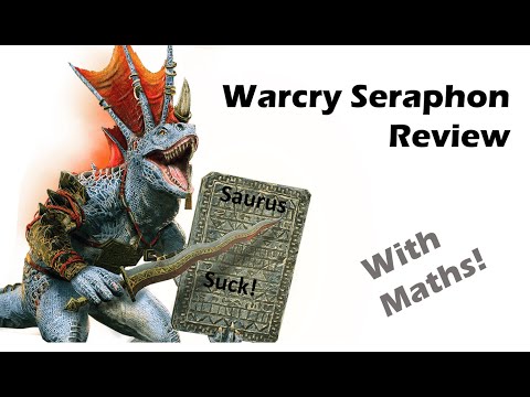 WARCRY - This is why all Dinosaurs are DEAD! Seraphon review with Maths!