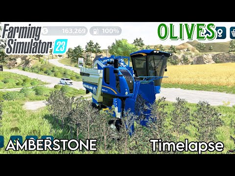 How to harvest olives in farming simulator 23