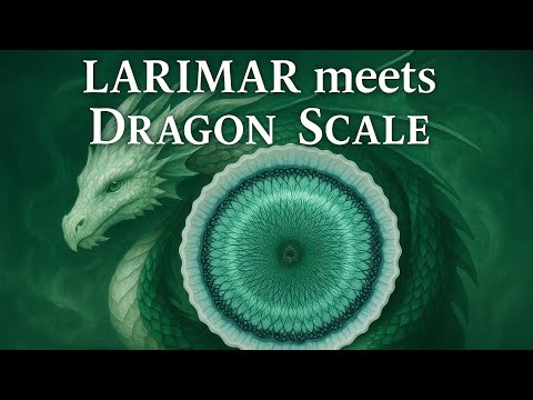 #0144 DE - "Magische Drachenhaut aus Resin – Larimar trifft auf Dragon Scale!"