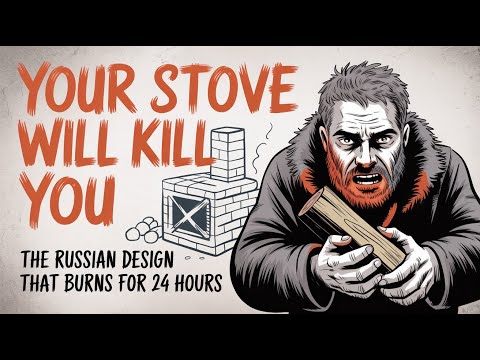 Your Wood Stove Will Get You Killed — The Russian Stove Design That Heats for 24 Hours on One Log
