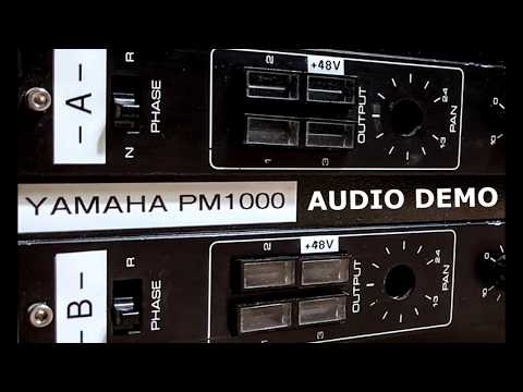Pair Yamaha PM1000 input-channelstrips, the "JapaNeve" ! Super sweet transformer balanced Preamps and very cool inductor based EQs! Good condition! image 15