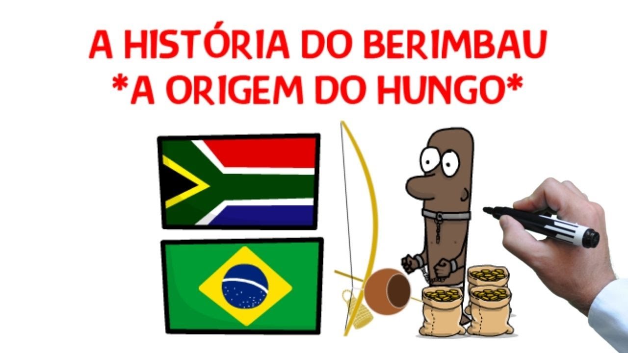 A HISTÓRIA DO BERIMBAU | A ORIGEM DO HUNGO - VEJA COMO TUDO COMEÇOU (RESUMO) CAPOEIRA DESENHADA