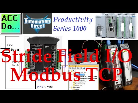 Productivity 1000 PLC to Stride Modbus TCP Remote IO