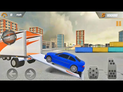 Car Transport Simulator 2021 - Transporter Trailer Truck Driving | Cargo Airplane - Android Gameplay