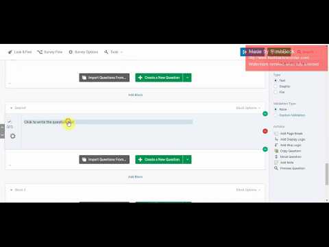 Quick Tutorial on Qualtrics