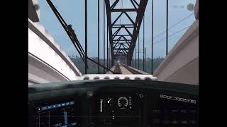 Trainz 3 Simulator Gameplay; ICE Train Power Car Cab Ride.