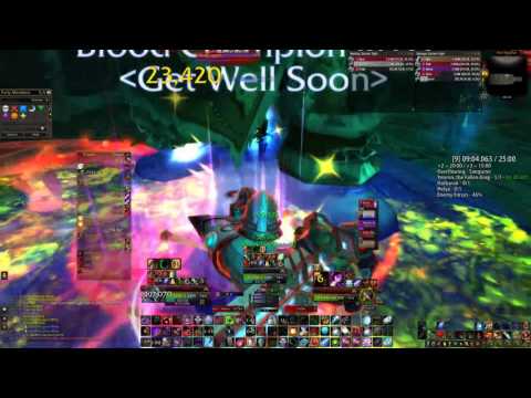 World Of Warcraft Legion - Maw of Souls Mythic Plus 9 - Blood DK PoV