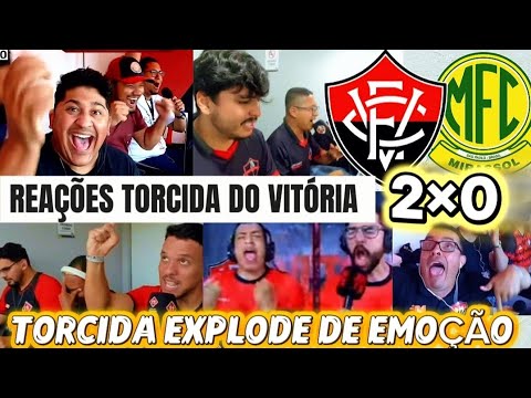 🔥 Reações dos Torcedores do Vitória na Vitória 2×0 sobre o Mirassol – Brasileirão Série A!