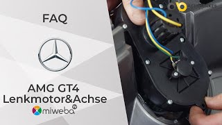 FAQ #2 - Kinder Elektroauto Mercedes AMG GT4 Fehlerbehebung ➡️ Lenkmotor & Achse