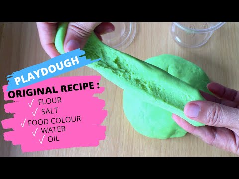 PLAYDOUGH ORIGINAL RECIPE | No Cook Playdough Recipe | How to Make Soft Playdough for Kids |