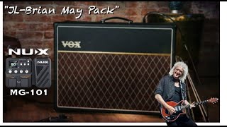 NUX MG-101『JL-Brian May Pack』Free Patches by Jimmy Lin (No Talking)