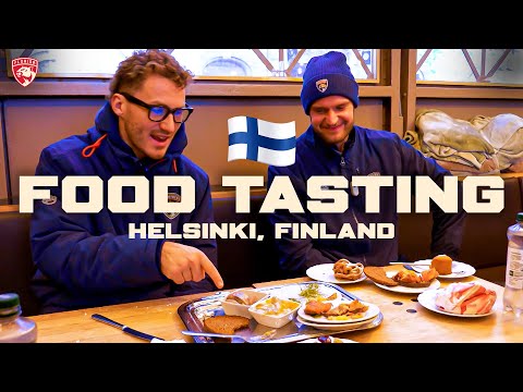 "I still love your country, but I don't like that one as much" 😅 | Tkachuk & Barkov Eat Finnish Food