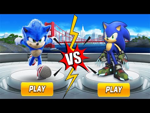 Sonic Forces - Movie Sonic vs Prime Boscage Maze Sonic Battle - All 71 Characters Unlocked Gameplay