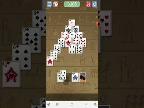 How to complete Fast 75 Level solitaire Deluxe pyramid game 2024 - YouTube
