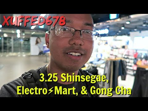 Shinsegae (신세계), Electro⚡️Mart (일렉트로 마트), & Gong Cha (공차) • 3.25