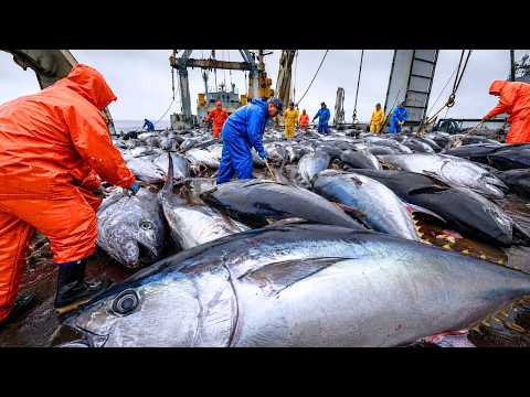 How Fishermen Can Make Up to $1,500,000 in 5 Days? | Giant Bluefin Tuna Fishing (Deep Sea Creatures)