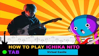 How to play | Ichika Nito -  Poolside Riff ( Dios Virtual Castle ) / TAB Tutorial
