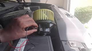 Part 1Troubleshooting Repairing the Blower Fan Motor for AC/Heater Malfunctions