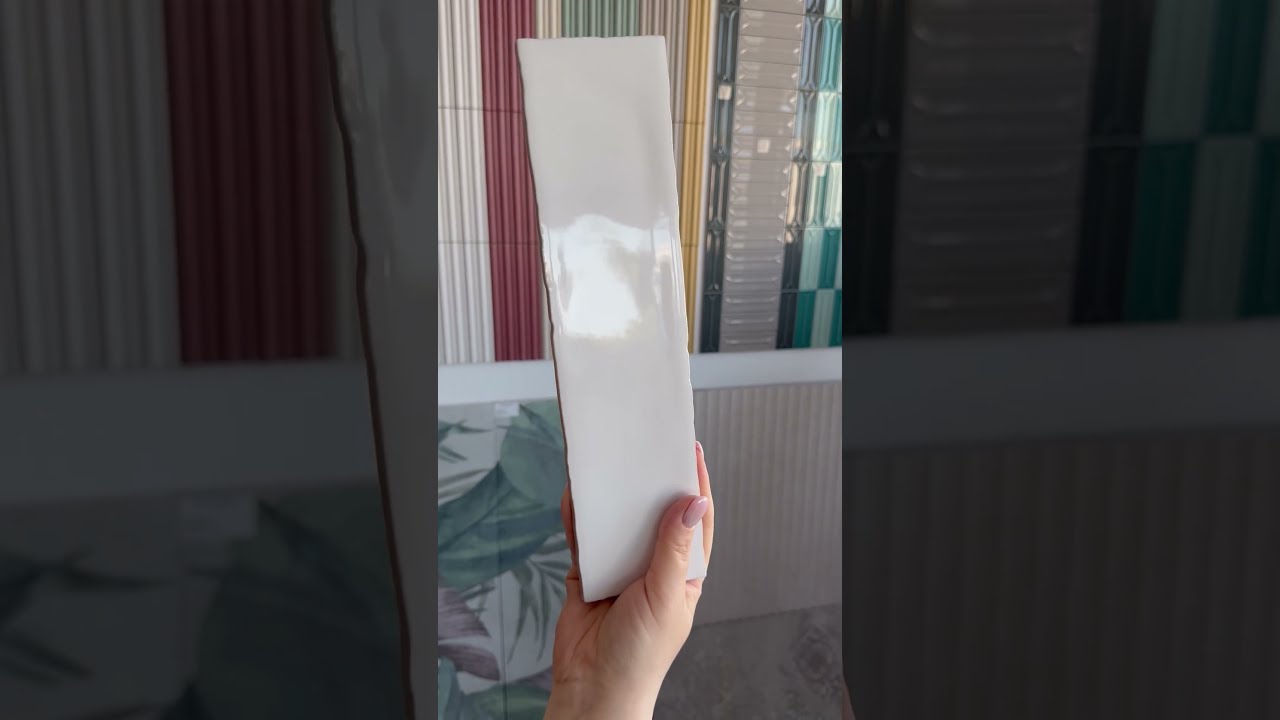 Białe płytki cegiełki błyszczące - Vilar Albaro RURAL BLANCO 7,5x30