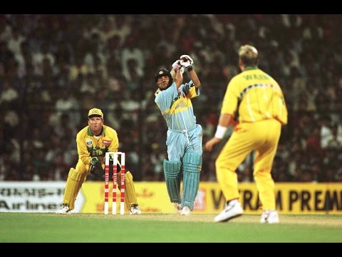 MUST WATCH SACHIN TENDULKAR AND TONY GREIG DEADLY PARTNERSHIP VS AUSTRALIA IN SARJAH