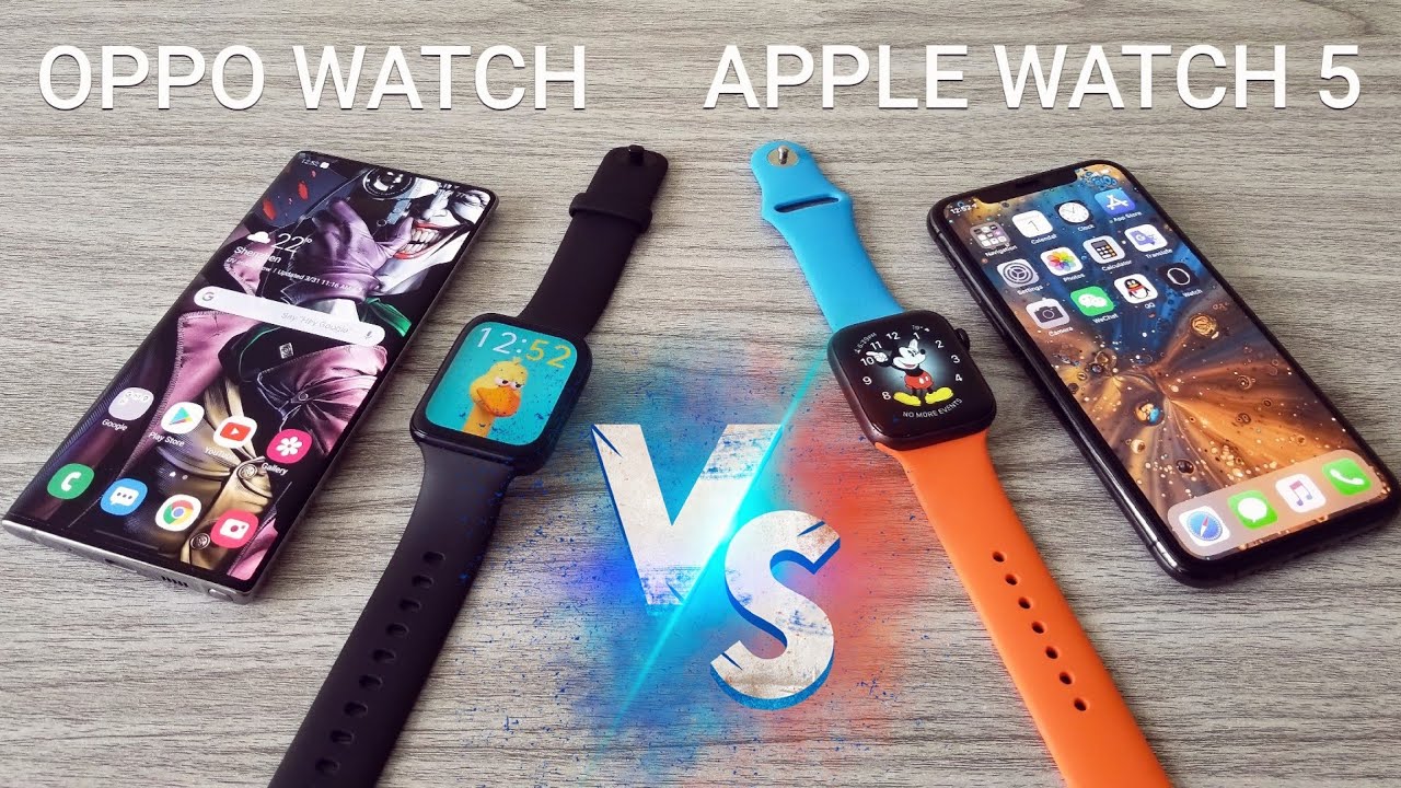 OPPO Watch VS Apple Watch 5 – Comparison