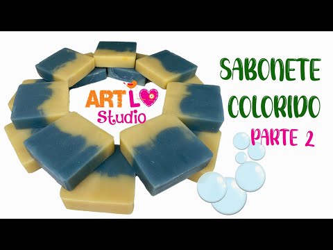 🔴  SABONETE COLORIDO  Parte 2: Veja como desenformei e cortei meu sabonete - Episódio 152