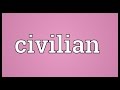 Civilian Meaning