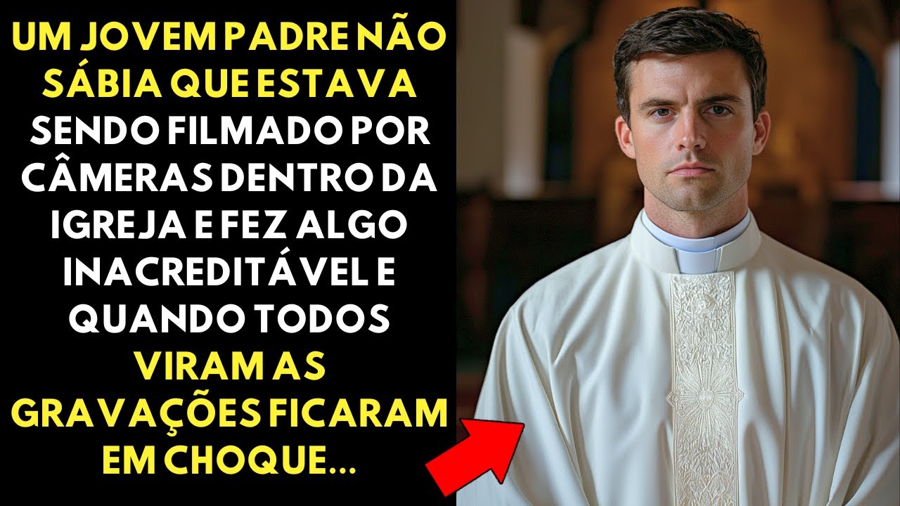 O PADRE NÃO SABIA QUE ESTAVA SENDO FILMADO E FEZ ALGO INACREDITÁVEL...