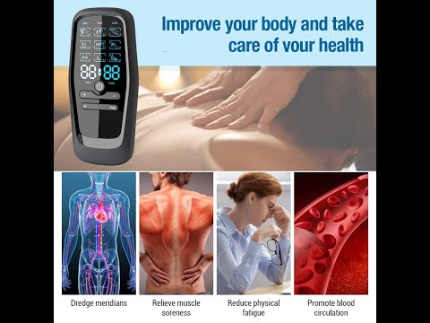 Electric 9 Modes Digital Therapy Muscle Stimulator Review | TENS EMS Pulse Body Massager